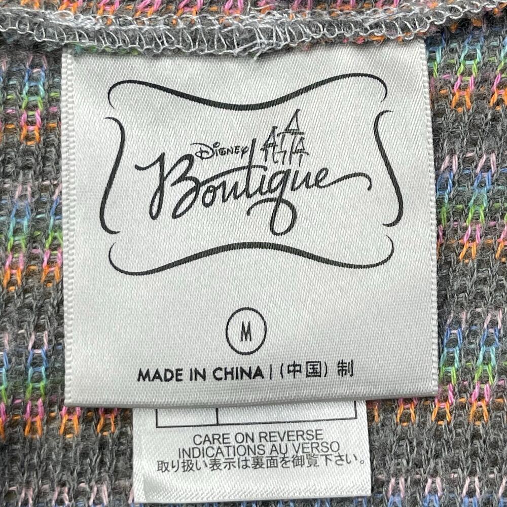 Disney Boutique Knitted Multicolor Sleeveless Mickey Minnie Mouse Hoodie size M - Picture 4 of 8